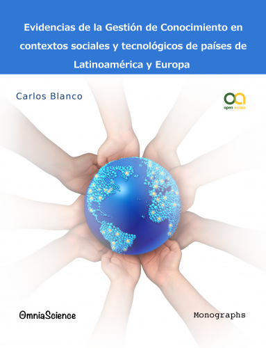 Cubierta para Evidencias de la gestión de Conocimiento en contextos sociales y tecnológicos de países de Latinoamérica y Europa