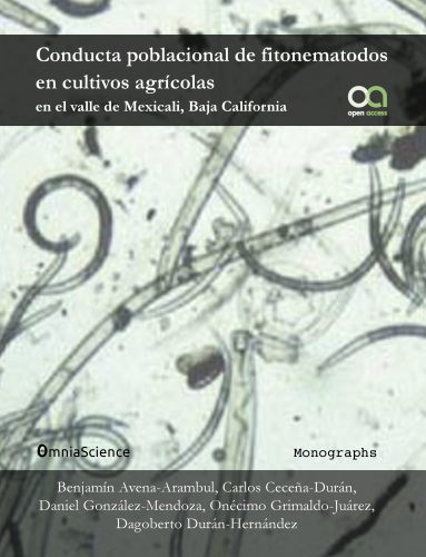 Cubierta para Conducta poblacional de fitonematodos en cultivos agrícolas en el valle de Mexicali, Baja California