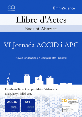 Cubierta para VI Jornada ACCID i APC: Noves tendències en Comptabilitat i Control